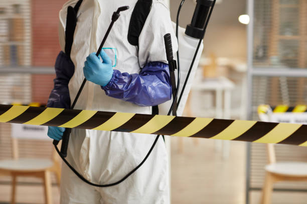 Professional Blood Cleanup technician working in Ashley, PA